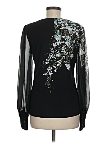 White House Black Market Long Sleeve Blouse (view 2)