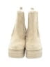 Nine West 100% Textile Paper Ivory Ankle Boots Size 7 1/2 - photo 2