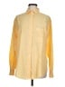 Faconnable 100% Cotton Color Block Yellow Long Sleeve Button-Down Shirt Size M - photo 1