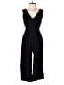Good Luck Gem 100% Cotton Solid Black Jumpsuit Size L - photo 1