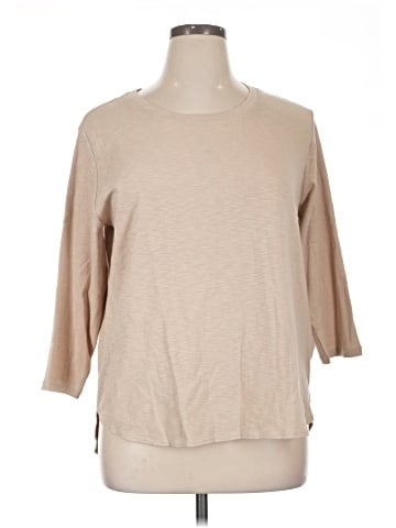 KIRKLAND Signature 3/4 Sleeve T-Shirt (view 1)