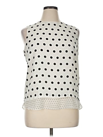 Rose + Olive Sleeveless Blouse (view 1)
