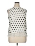 Rose + Olive Ivory Sleeveless Blouse Size XL - photo 1