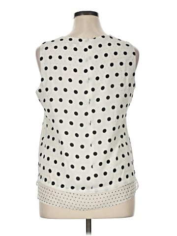 Rose + Olive Sleeveless Blouse (view 2)