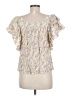 Fate Yellow Short Sleeve Blouse Size M - photo 2