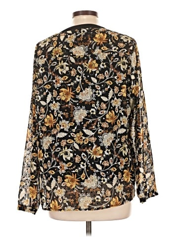 Christopher & Banks Long Sleeve Blouse (view 2)