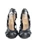 L.A.M.B. 100% Leather Black Sandals Size 5 1/2 - photo 2