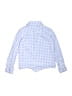 The Children's Place 100% Cotton Checkered-gingham Blue Long Sleeve Button-Down Shirt Size 7 - 8 - photo 2