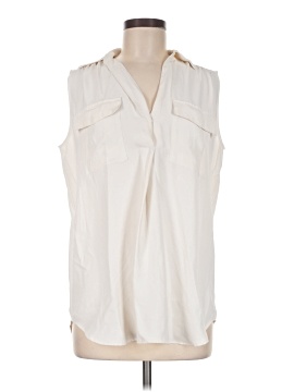 Ann Taylor Sleeveless Button Down Shirt