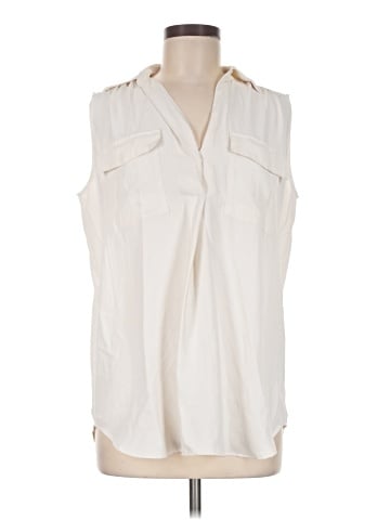 Ann Taylor Sleeveless Button-Down Shirt (view 1)