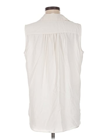 Ann Taylor Sleeveless Button-Down Shirt (view 2)