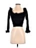 Sugar Thrillz Black Long Sleeve Top Size S - photo 1