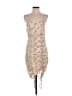 Almost Famous Floral Tan Cocktail Dress Size XL - photo 1