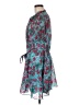 Saloni 100% Polyester Paisley Teal Casual Dress Size 8 - photo 5