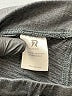Runway Solid Gray Black Athletic Shorts Size 8 - photo 3