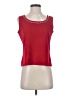 St. John Red Sleeveless Top Size S - photo 1