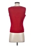 St. John Red Sleeveless Top Size S - photo 2