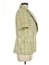 Maison d' Amelie 100% Polyester Tweed Yellow Blazer Size M - photo 4