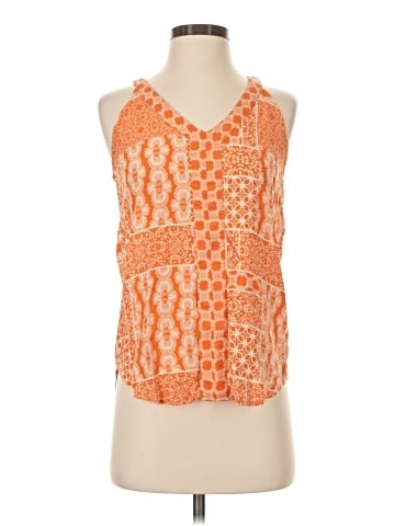 Rose + Olive Sleeveless Blouse (view 1)