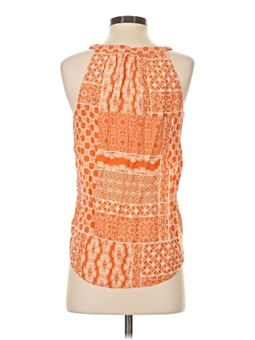 Rose + Olive Sleeveless Blouse (view 2)