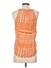 Rose + Olive 100% Rayon Orange Sleeveless Blouse Size S - photo 2