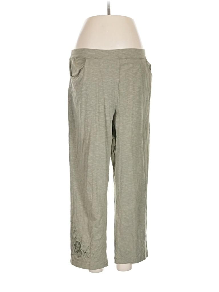 Pre-owned Weekends By Chico's Casual Pants In Green