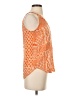 Rose + Olive 100% Rayon Orange Sleeveless Blouse Size S - photo 4