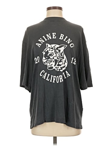 Anine Bing Short Sleeve Turtleneck (view 1)