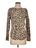 Chico's Animal Print Tan Long Sleeve Turtleneck Size Sm (0) - photo 1
