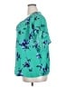 Counterparts 100% Polyester Teal Short Sleeve Blouse Size XL - photo 5