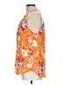 Violet & Claire 100% Polyester Orange Sleeveless Blouse Size L - photo 5
