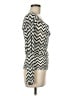 M Missoni Chevron-herringbone Silver Long Sleeve Top Size 6 - photo 4
