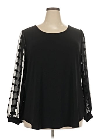 Adrianna Papell Long Sleeve T-Shirt (view 1)