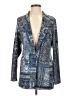 Susan Graver Paisley Blue Blazer Size S - photo 1