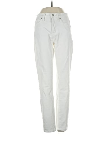 Madewell 9" High-Rise Skinny Jeans in Pure White (view 1)