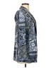 Susan Graver Paisley Blue Blazer Size S - photo 4