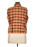 ICE 100% Silk Orange Sleeveless Silk Top Size XL - photo 2