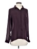 Trouve 100% Polyester Burgundy Long Sleeve Blouse Size S - photo 1