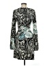 Laundry by Shelli Segal 100% Polyester Graphic Teal Cocktail Dress Size 8 Petite - photo 2