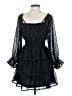 Justify 100% Polyester Black Cocktail Dress Size S - photo 2