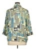 DressBarn 100% Polyester Color Block Teal 3/4 Sleeve Blouse Size 1X - photo 2