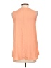 Soprano 100% Polyester Orange Sleeveless Top Size S - photo 2