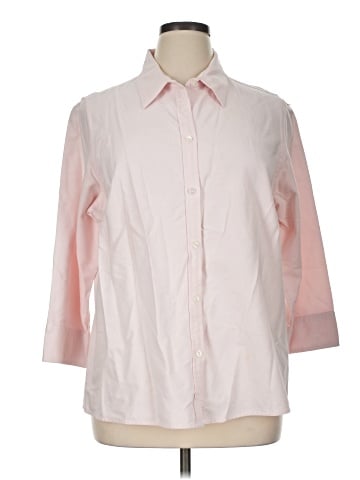 SONOMA life + style 3/4 Sleeve Button-Down Shirt (view 1)