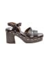 Yellow Box Brown Sandals Size 9 1/2 - photo 1