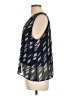 Halogen 100% Polyester Blue Sleeveless Blouse Size L - photo 5