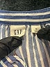 Gap 100% Rayon Stripes Blue Casual Dress Size M - photo 7