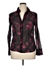 Ann Taylor Floral Black Long Sleeve Blouse Size 14 - photo 1