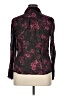 Ann Taylor Floral Black Long Sleeve Blouse Size 14 - photo 2