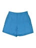 FILA 100% Polyester Solid Blue Shorts Size S - photo 1