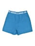FILA 100% Polyester Solid Blue Shorts Size S - photo 2